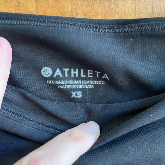 Athleta Black Crop Ankle Leggings - Picture 2 of 5